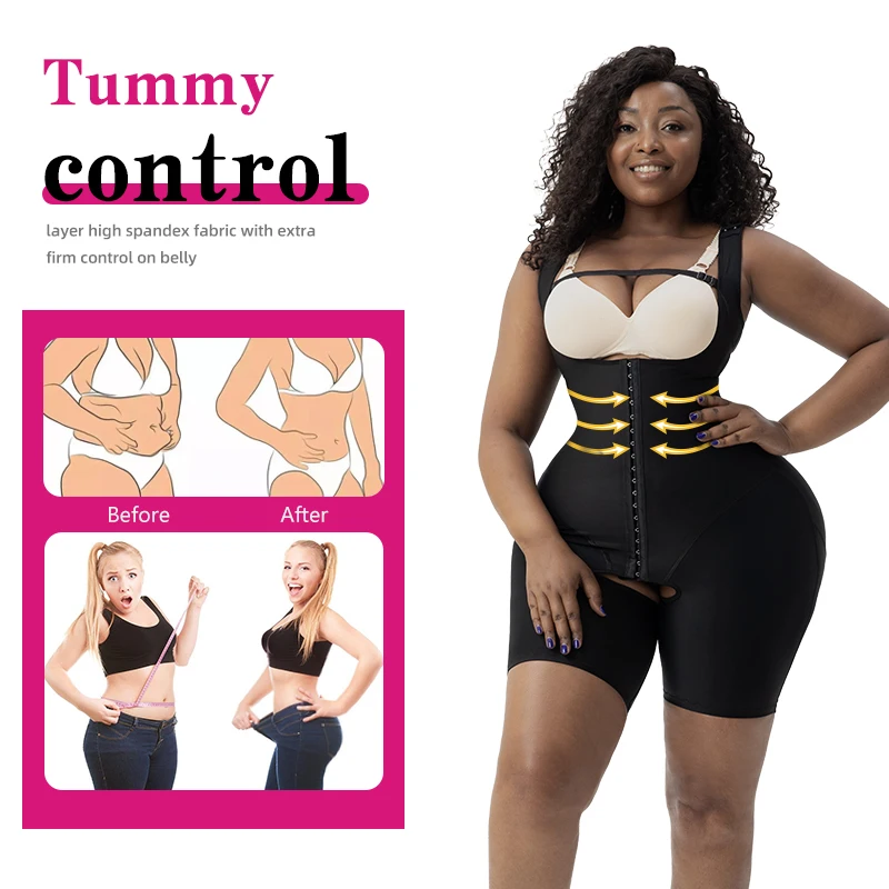 High Compression Garments 45% Spandex Post Op Bbl Shapewear Faja Colombiana Corset Butt Lifter Shaper Bodysuits