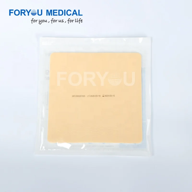 Wholesale 3 Years Heel Soft Wound Care Adhesive Border Silicone Foam Dressing