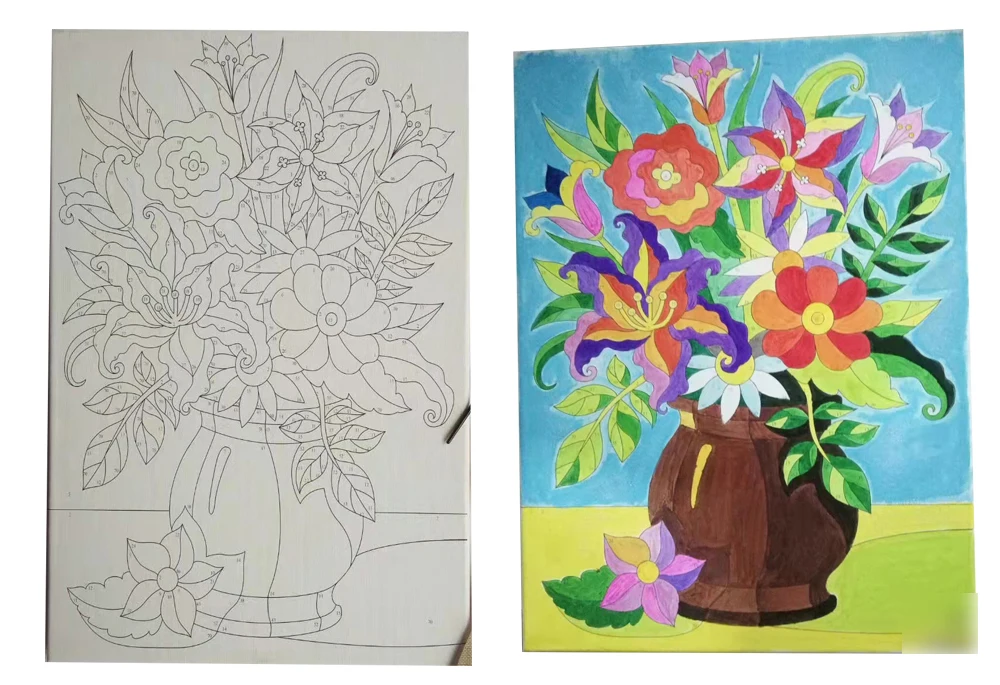 280g 30X40C, White Stretched Canvas Frame for Drawing Painting