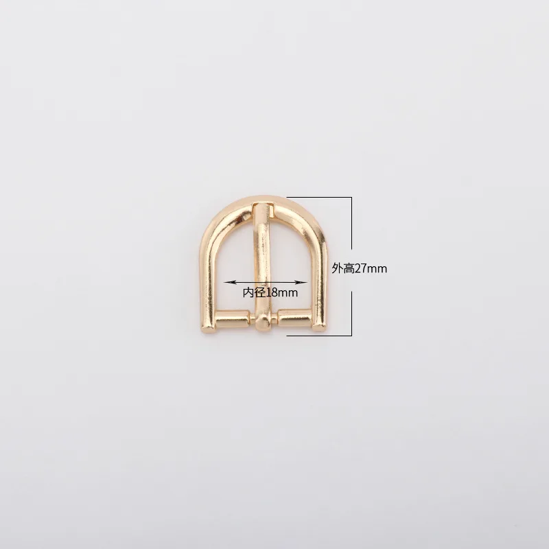 Alloy metal needle buckle watch strap pin buckle custom school bag backpack metal clip belt adjustable buckles for handbag shoes