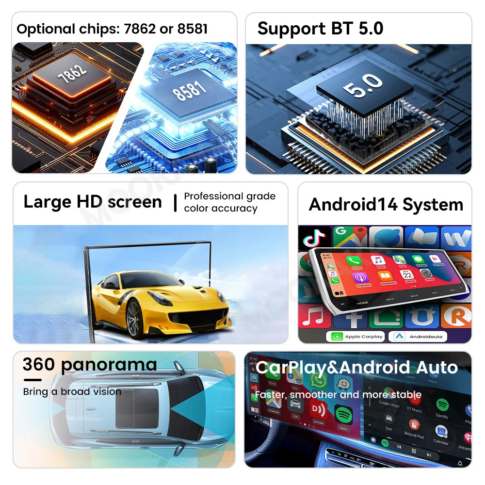 9 Inch Car Radio For Maserati Quattroporte 2016-2020 CarPlay Car Multimedia Player GPS Navigation Car Stereo Head Unit