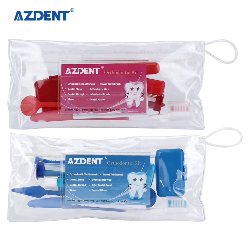 China AZDENT Orthodontic Oral Hygiene Kit Teeth Whitening Dental Oral Care Kit