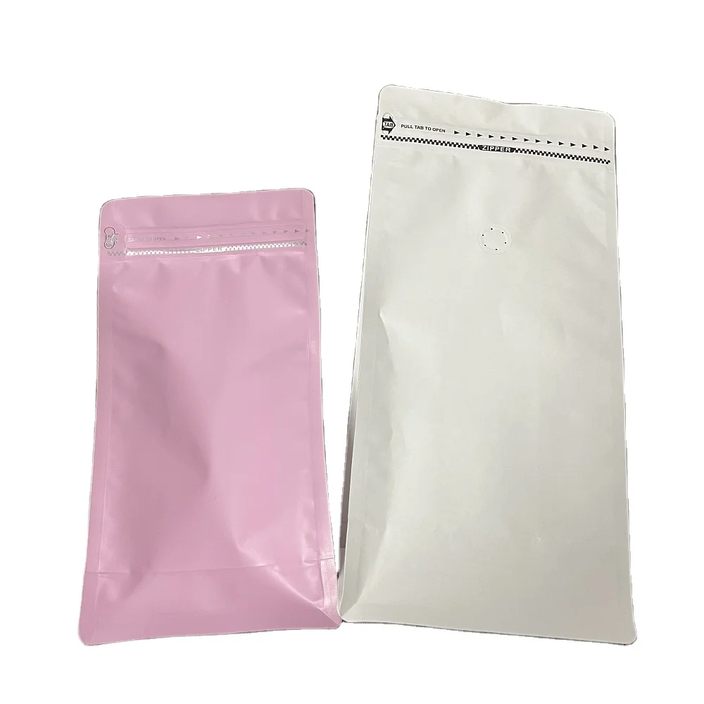 Экологичный пакет на молнии с индивидуальным принтом, пакет для кофе, биоразлагаемые пакеты для кофейных зерен с клапаном на молнии