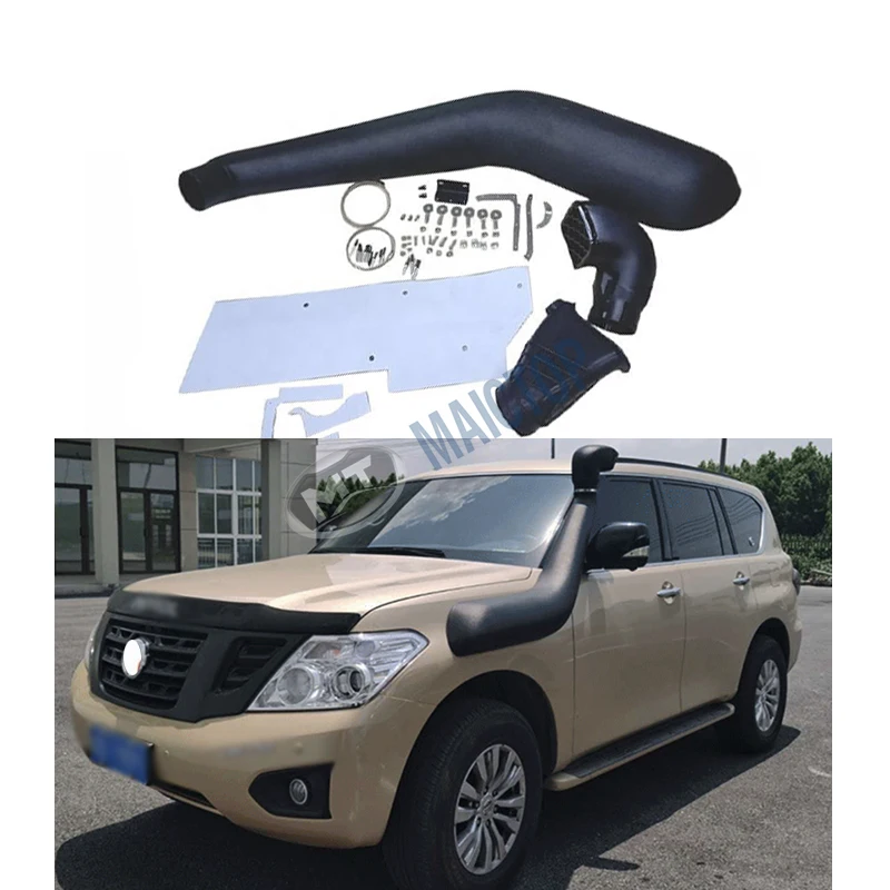 MAICTOP car accessories 4x4 front snorkel for patrol gu Y62 4WD air intake snorkel 2010-2019