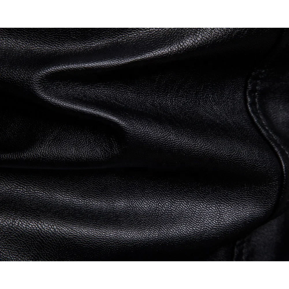 Fashion Designs Boys Classic Biker Jacket Motorcycle Pu Faux Leather For Mens Blazer Masculino Slim Fit
