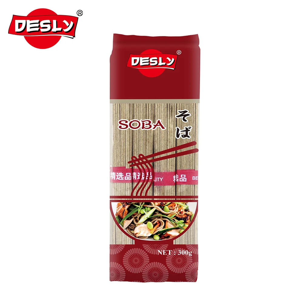 Hot Sale Supply supermarket restaurant free samples New Neutral Pasta Japanese Buckwheat Soba Dried Noodles