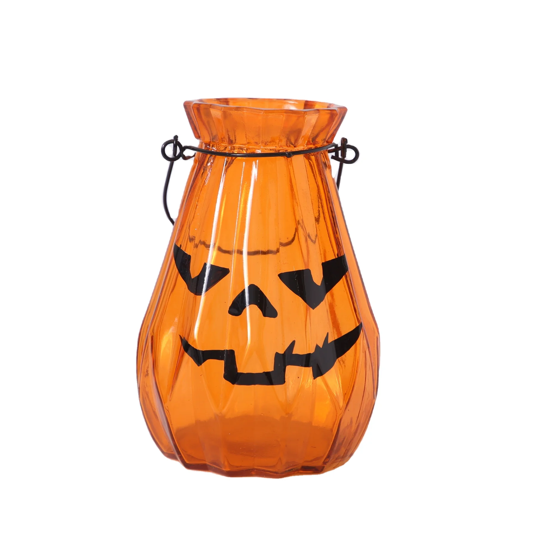 Halloween outdoor decoration haunted house props pumpkin hardware mason jar