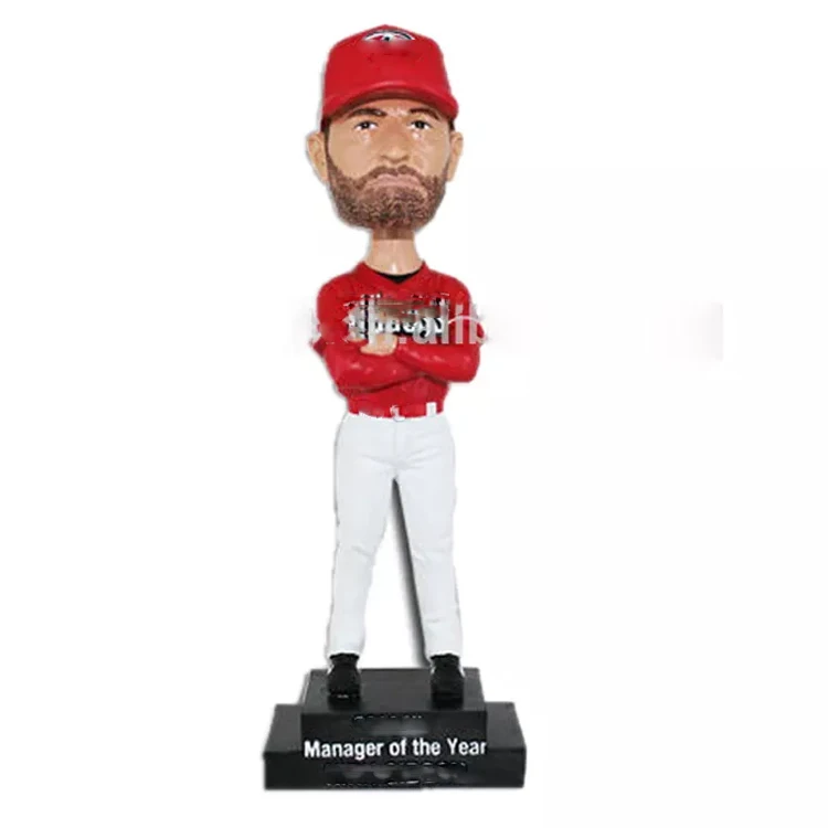Custom car decoration resin bobble head bobblehead sports events baseball souvenirs