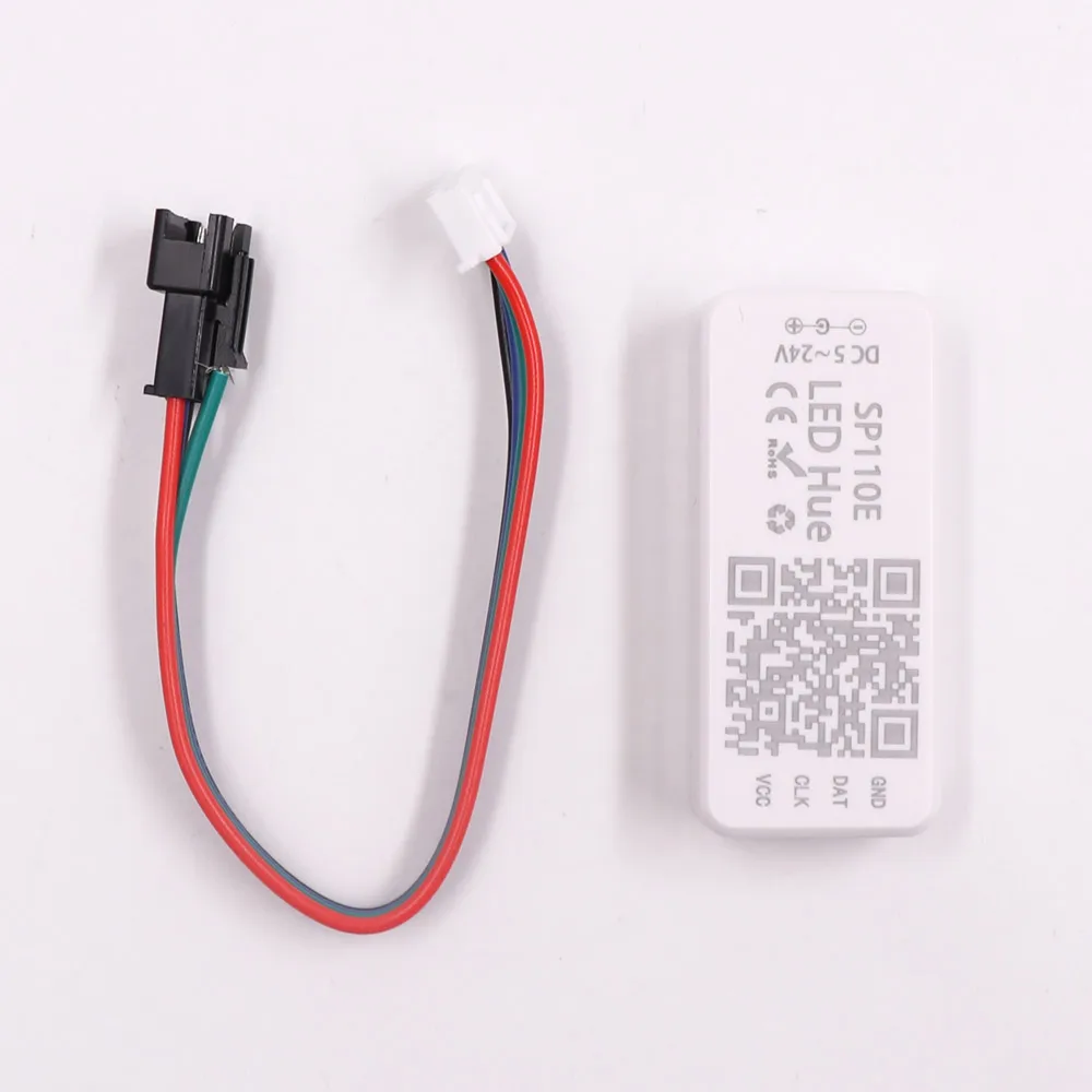 SP110E Smart Controller Led Pixel Light Strip Dimmer for WS2812B WS2811 SK6812 WS2815 WS2813 Magic RGB RGBW Full Dream Color