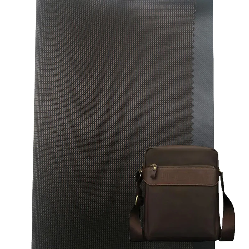 Customized 600D polyester PVC coating dual color fabric Oxford lightweight waterproof backpack luggage anti tear