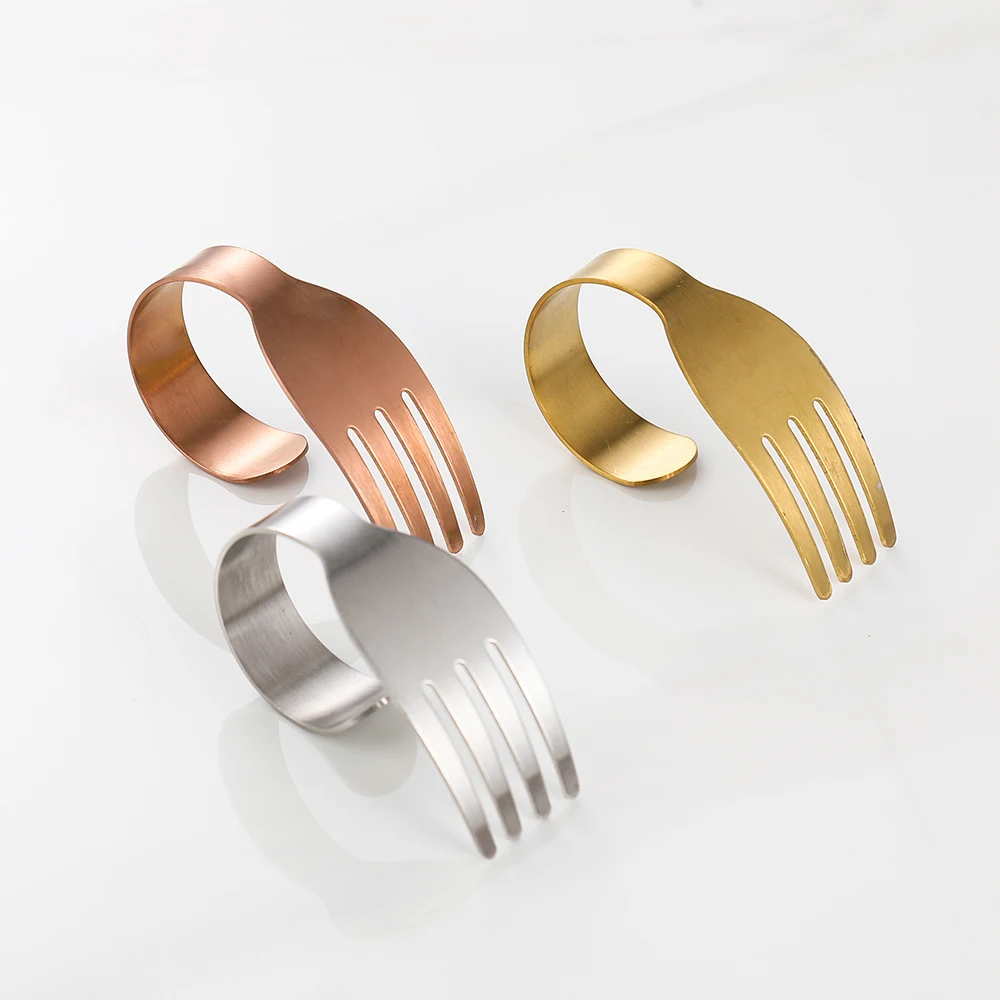 Gold Metal Napkin Rings Wedding Cheap Luxury for Table Decorations