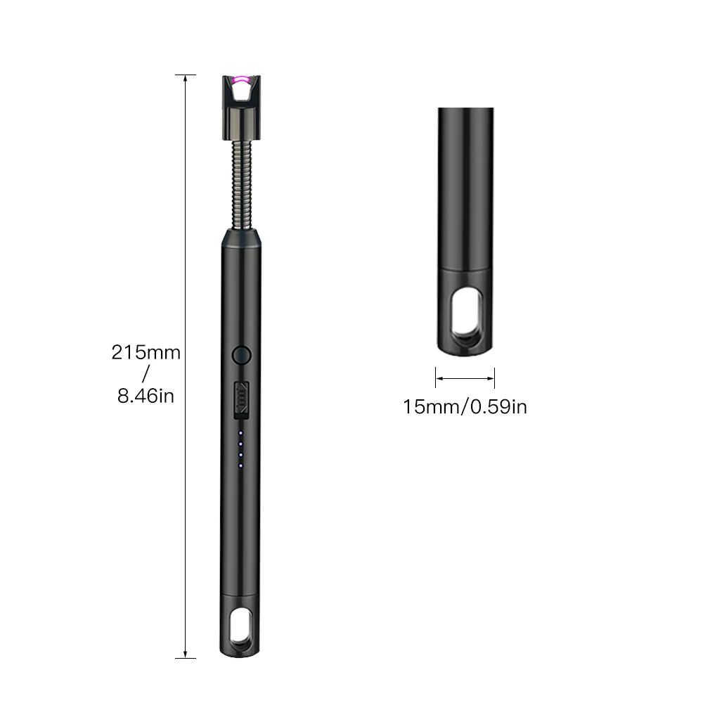 360 Degree Free Rotation BBQ Pulse Igniter Arc Lighter Electronic Cigarettes CLASSIC Party Rechargeable Electronic 