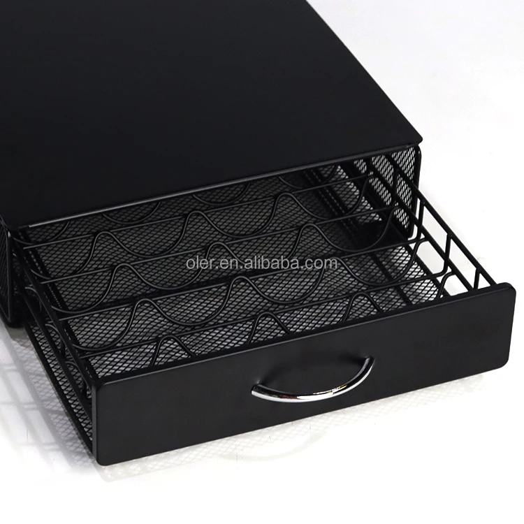 K-cup Storage Drawer Coffee Capsule Organizer Coffee Pod Storage Drawer Holder for Capsules
