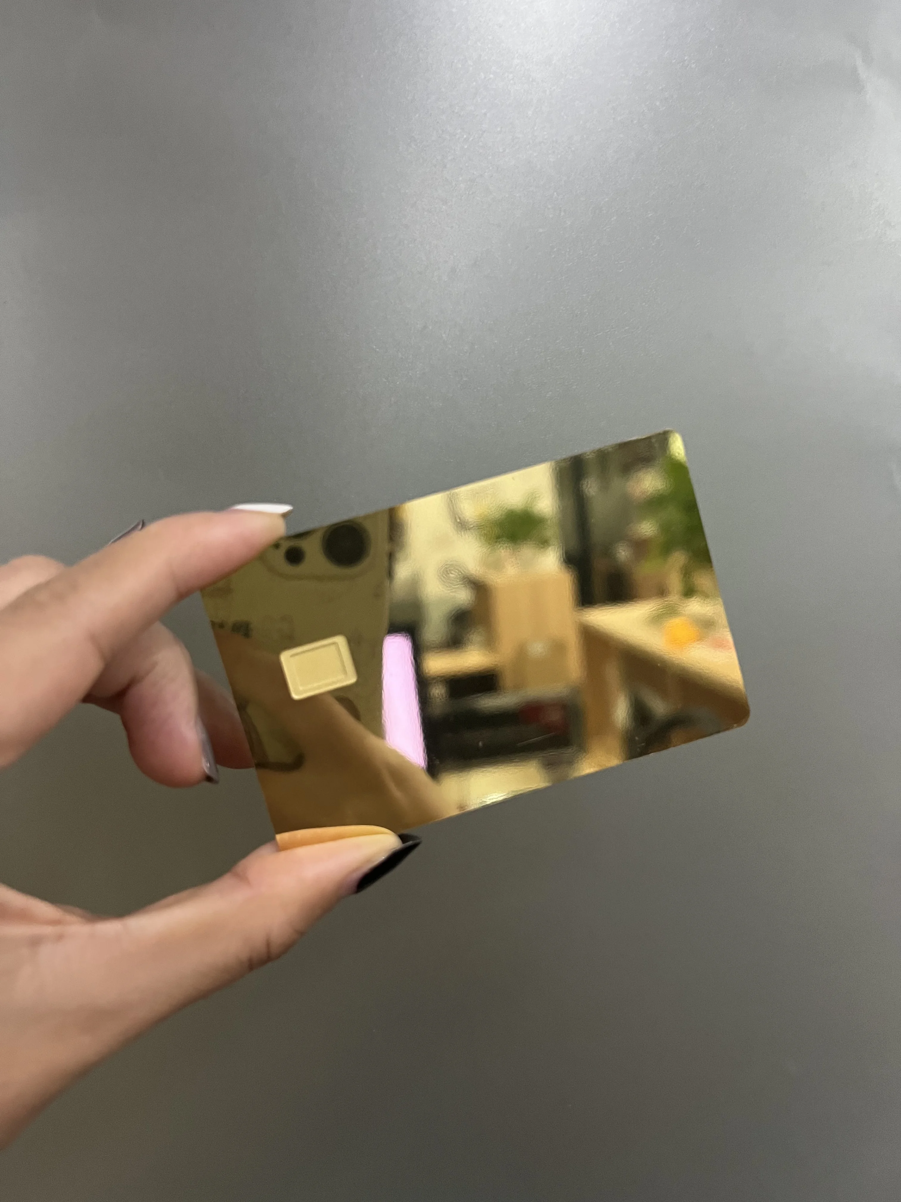 Customized Metal Blank Visa Credit Laser Engraved Metal Cards Blank Vise Debit Card Emv Chip In Stock Metal business card blank