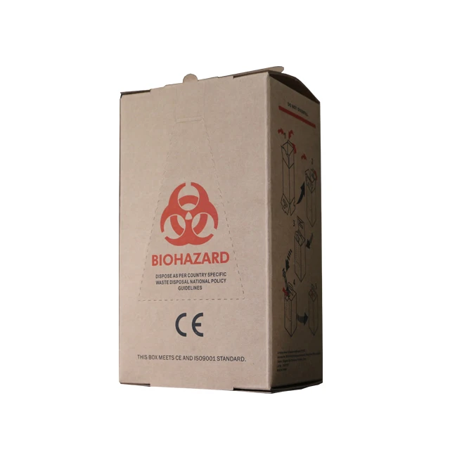 5 литров, картонный медицинский Сейф для шприцов