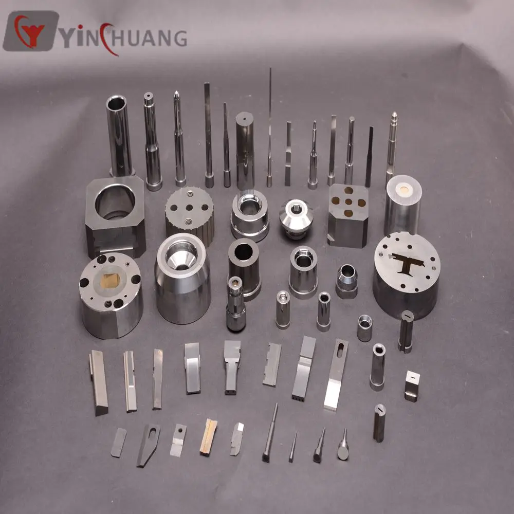 High precision finishing  progressive mold components tungsten carbide insert die