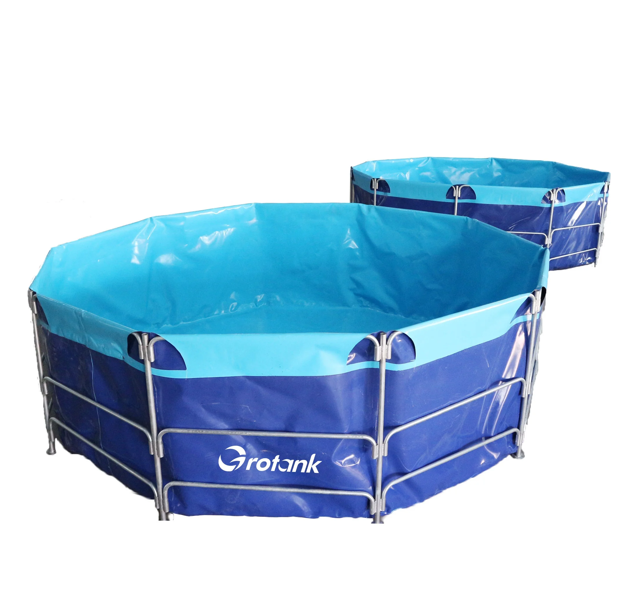 
Frame Flexible Water Tank /Tarpaulin Fish Farming Tank/Aquaculture Fish Tank 