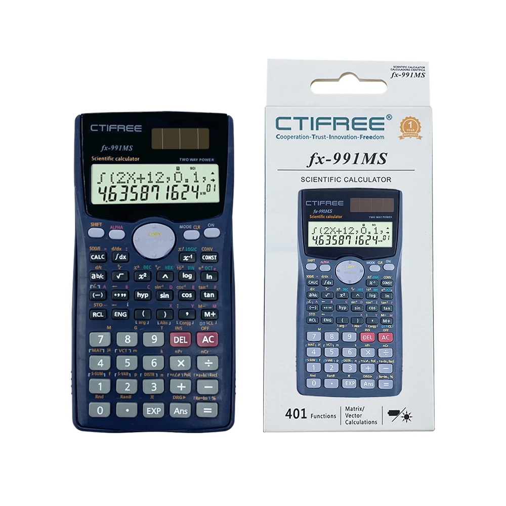 Calculator FX-991MS Customized Financial Calculate Cientifica Calculadora Calculator Scientific For Calculatrice Scientifique