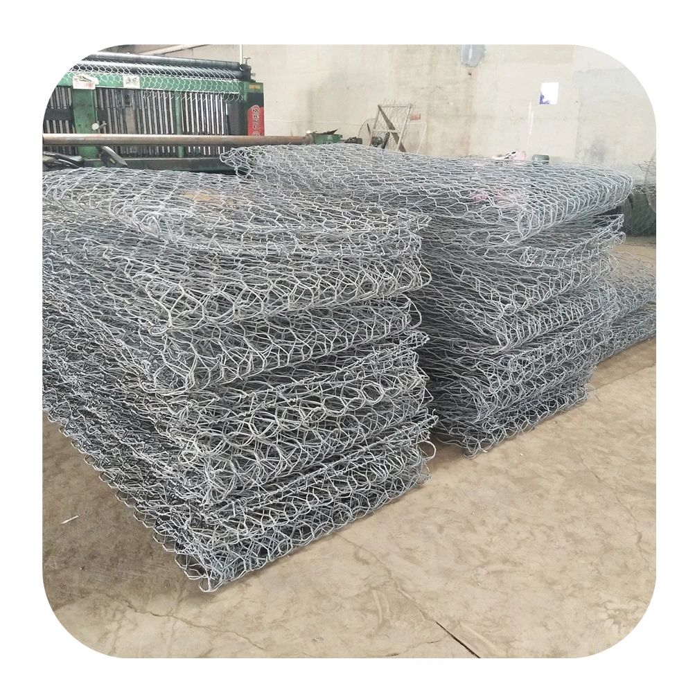 Galvanized reinforced mesh gabion cage as gabion basket for sale in philippines