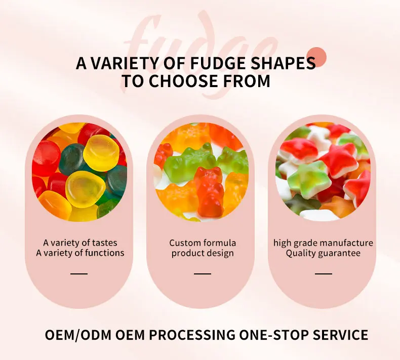 Wholesale Import Candy Weight Loss Product Customization Fruit Flavor  Gummy Candies