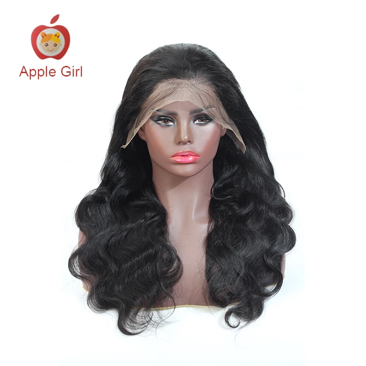 Lacefront wigs human hair virgin cuticle aligned hair wigs brazilian hair from brazil lace frontal wig body wave wholesale price