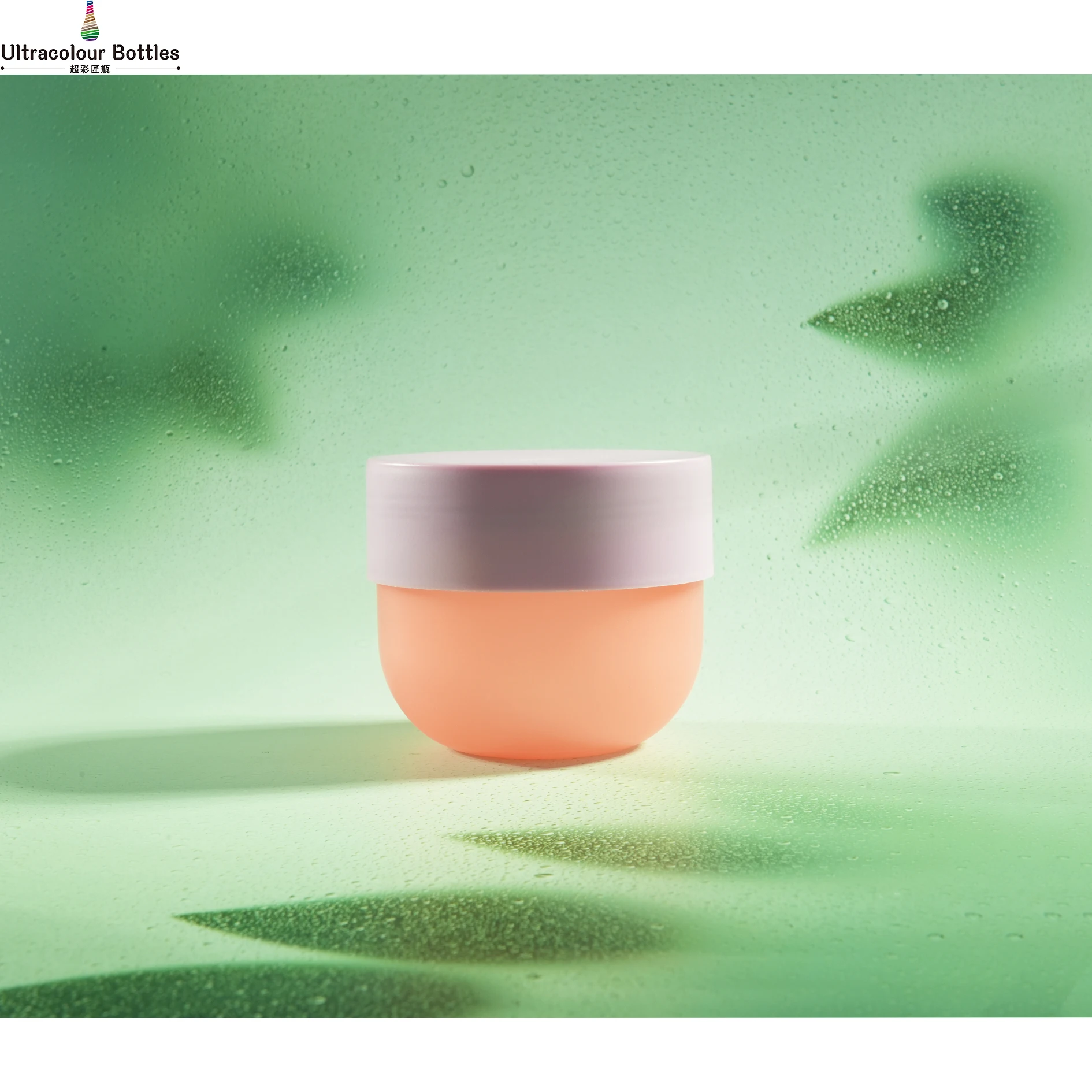 Custom Logo and Color Clear Plastic Multi-use All Purpose Beauty Jar Skin care Cream Bottle Container 100/200/300/500mL