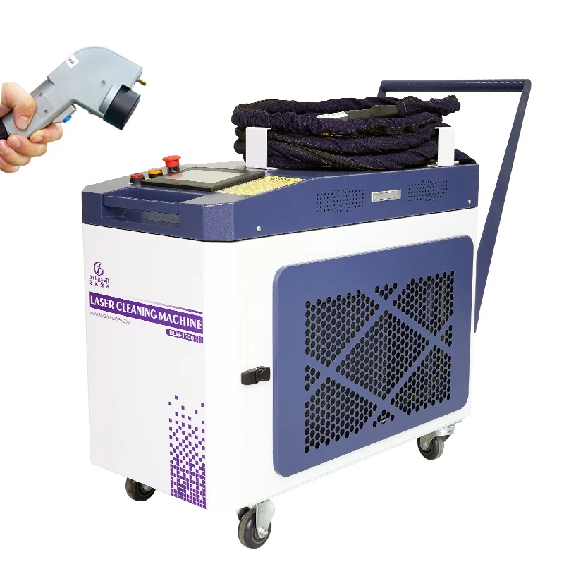 2024 CE High frequency industrial laser cleaning wobble Continuous laser cleaning machine