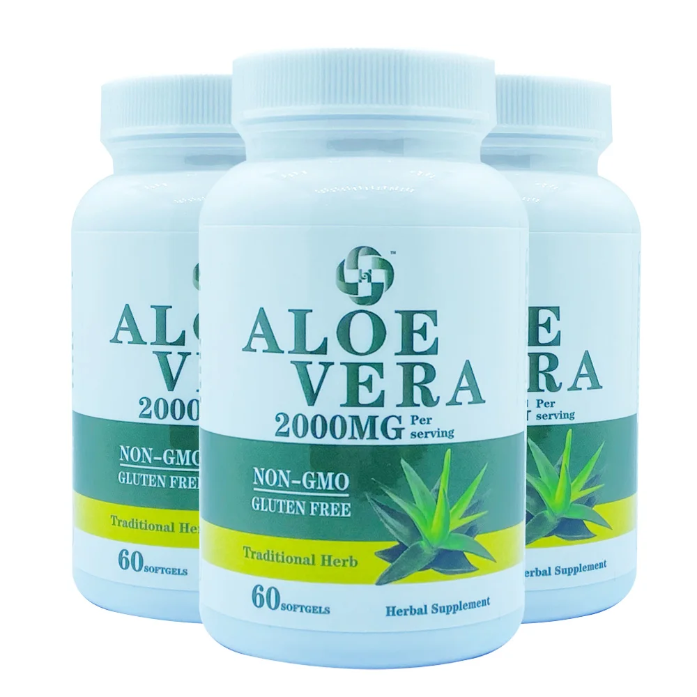 Herbal Supplements aloe vera capsules amincissantes constipation aloe vera softgel capsule