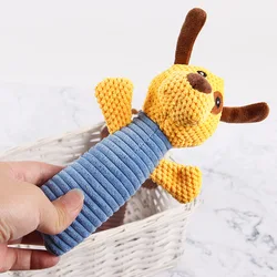 Hot Sale New Pet dog Toys Bulk Knit Soft Plush Stuffed Chew Toy Squeaky Bunnies Toys
