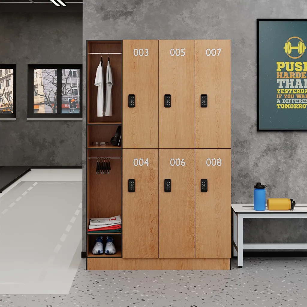 Custom Colourful Small Large Metal Luggage Cabinets HPL Health Club Gym Storage Lockers For School With Code Lock