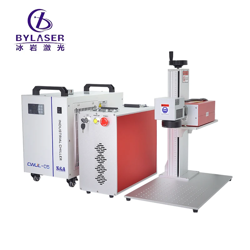 Portable UV Fiber Laser Marking Machines Metal Engraving Machines with Raycus Max JPT Laser Source Automatic