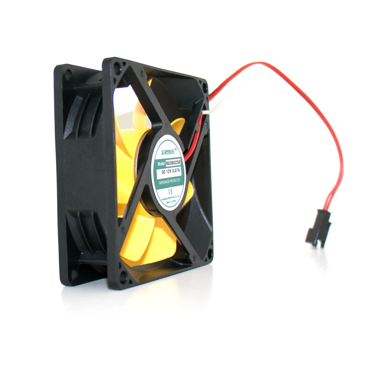 Осевой охлаждающий вентилятор, 80x80x25 мм, 8025, 12 В, 24 В, 48 В, 80 мм, 44 куб. М, 3500 об/мин