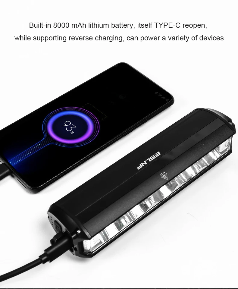 LED Front Bike High Brightness Aluminum Headlight Night Riding Battery Frame Outdoor Cycling Bicycle