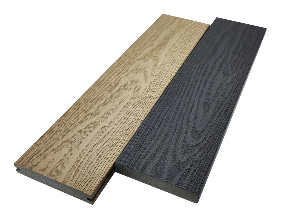 The latest Generation Outdoor PVC Decking Plastic Composite Decking Better than TREX Full Capped with ASA