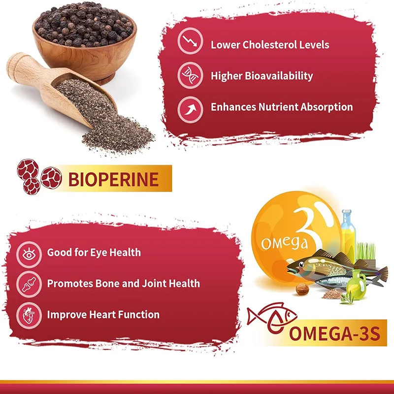 OEM Wholesale Q10 Coenzyme Softgel Capsule Health Products COQ10 Dietary Supplements