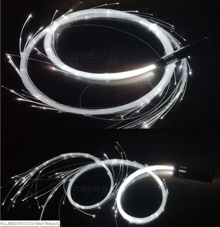 Handle Dance Fashion Fiber Optic Dance Whip Glowing Fibers Led Fiber Optic Whip