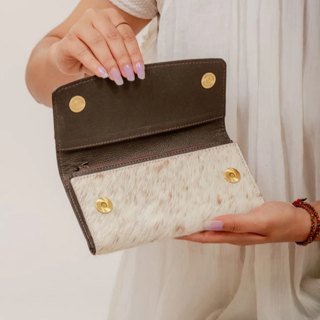 LW Genuine Leather Wholesale Card Holder Credit Genuine Women Luxury Vintage Lady Hand Bag Leather Wallet Lar