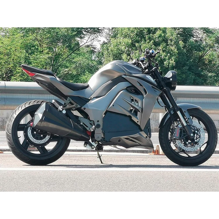 20000w power 72v 120ah lithium battery black color electric motorcycle for Canada