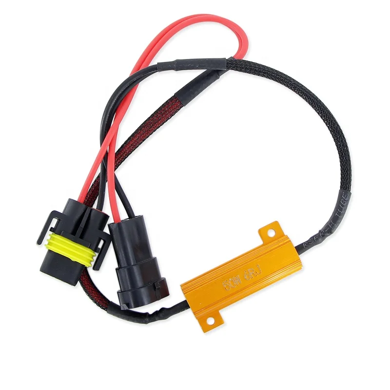 CQL H11 H8 H9 9005 HB3 9006 HB4 H4 HB2 9003 H7 CaNbus Resistor Load No Error Fix Hyper Flash Decoder LED Fog Headlights Lights