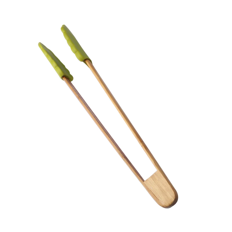 Термостойкие пищевые силиконовые шпатели зеленого цвета деревянная ручка 4 шт. набор шпателей для выпечки