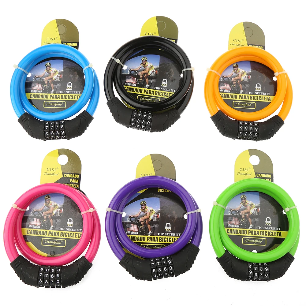 CH-202 Wholesale Bicycle Password Lock Bike combination lock for Bicycle