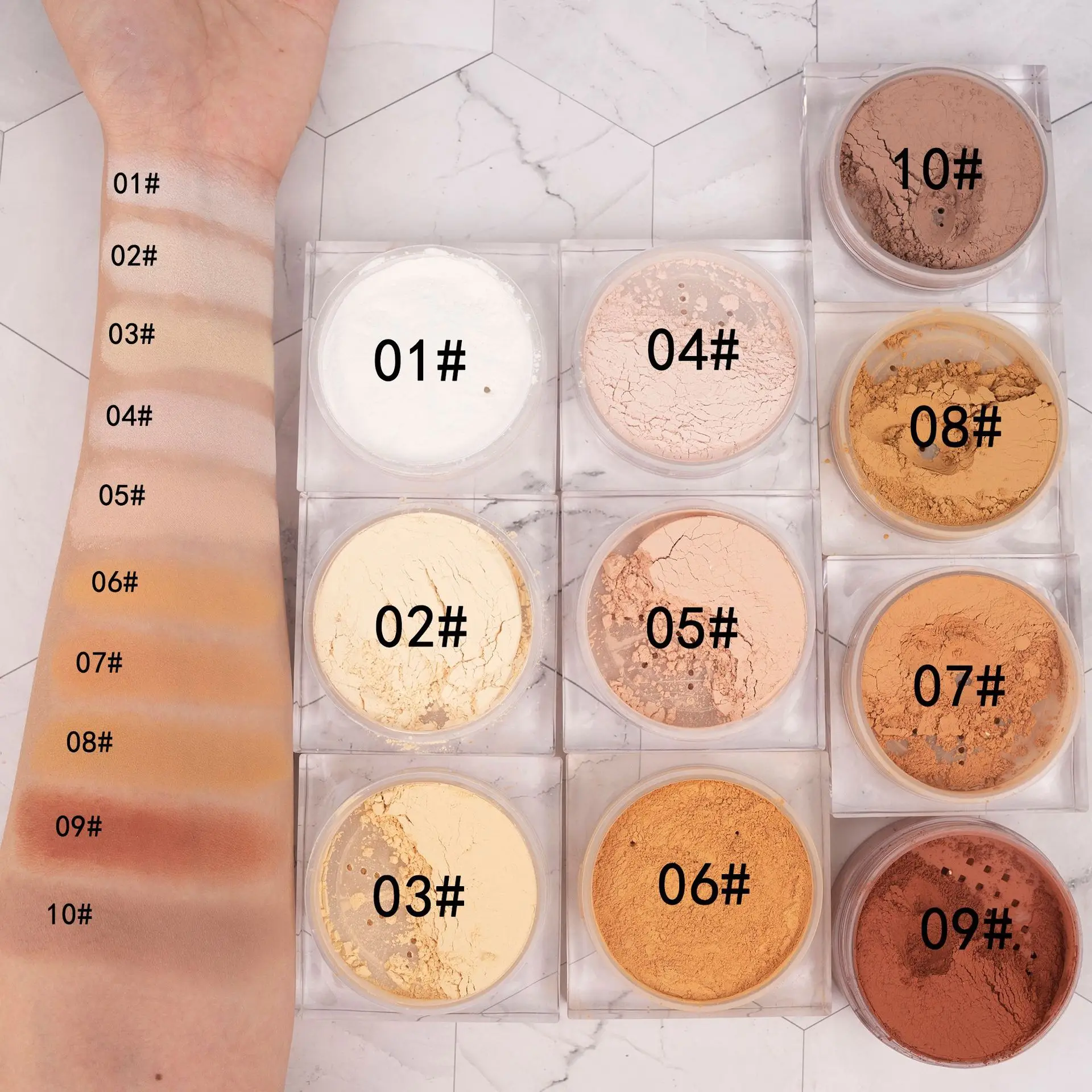 Makeup Luxury Banana Powder Foundation Jar Face Oil-Control Loose Powder Package