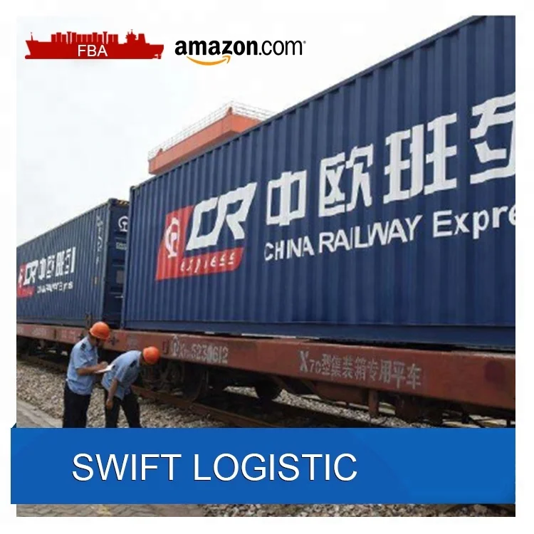 GZASIKE Shipping cost railway forwarder freight container transport China to Luxembourg DDP door to door