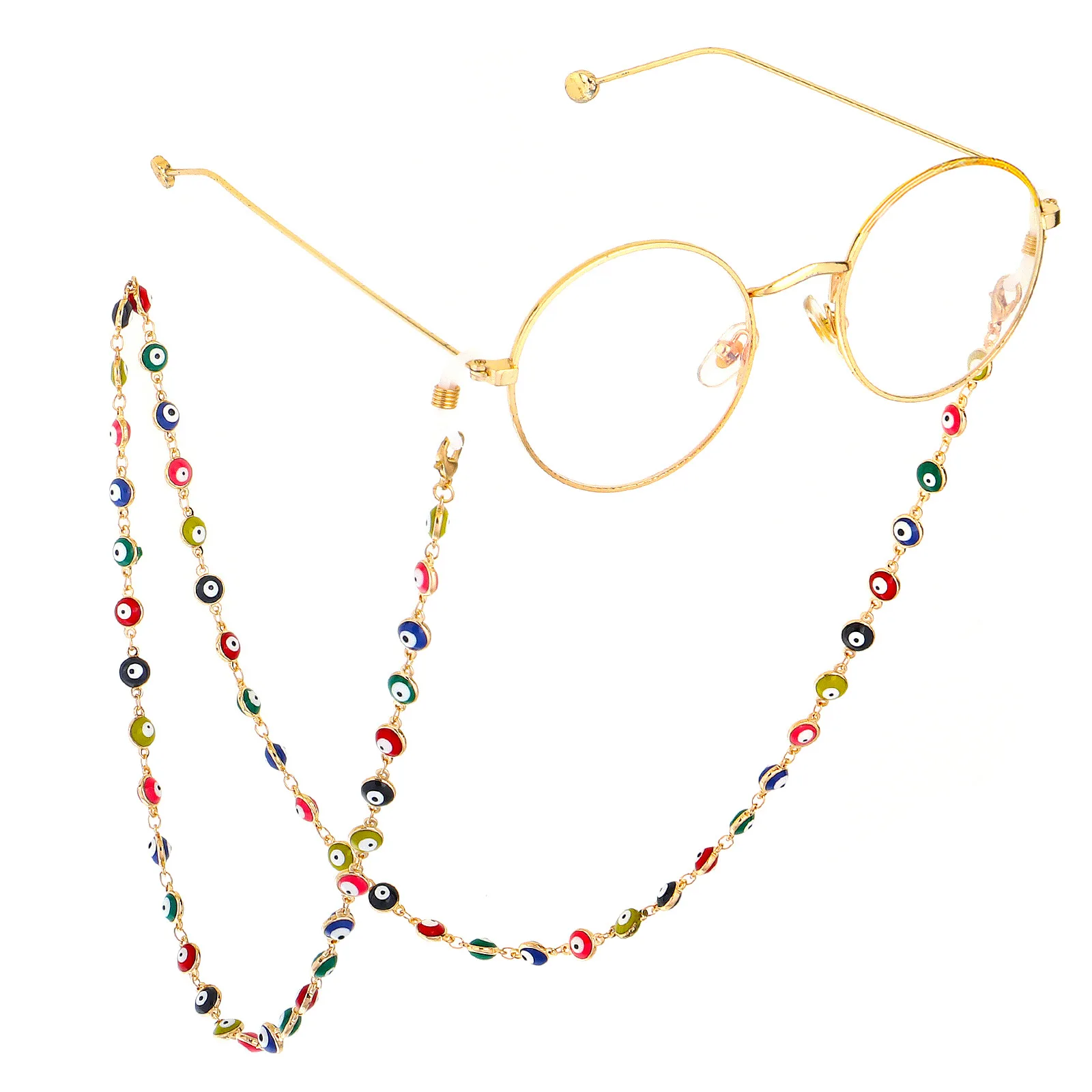 Colorful Bohemia Eyeglass Chain Sunglass Holder Strap Eyeglass Necklace Chain Cord for Women