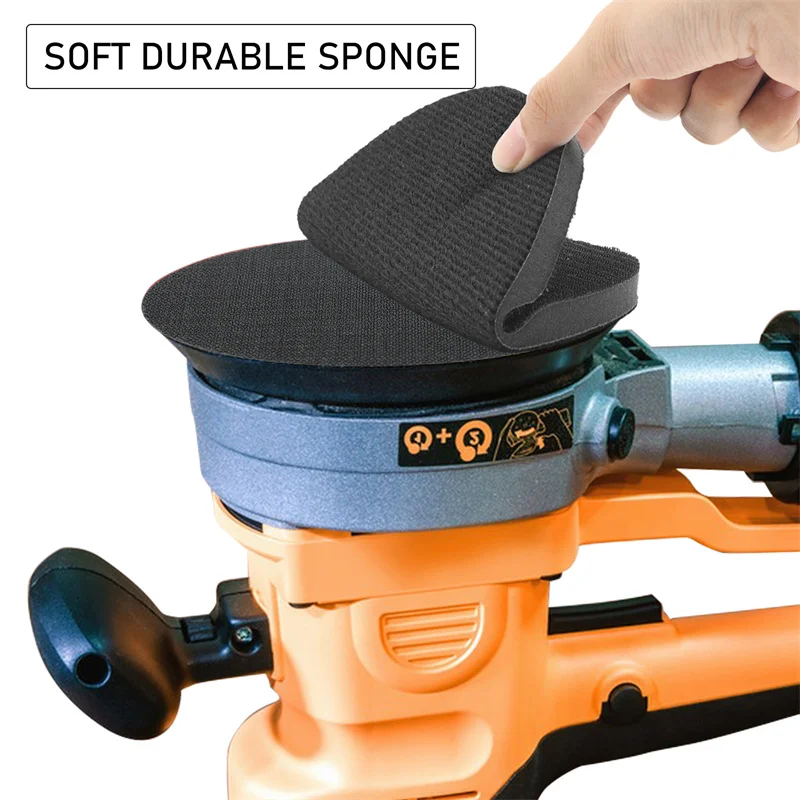 Wholesale ODM 5 Inch No Hole Sanding Sponge Soft Interface Cushion Pad For Orbital Sander