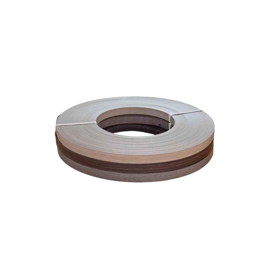 2024 Hot Selling High Quality Wood Grain PVC Edge Strips Factory Direct-Wood Grain Edge Banding Rolls
