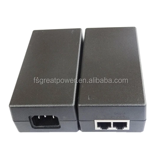 48V52V 56V 10/100Mbps POE power injector for IP camera telephone Ethernet switch security CCTV wifi