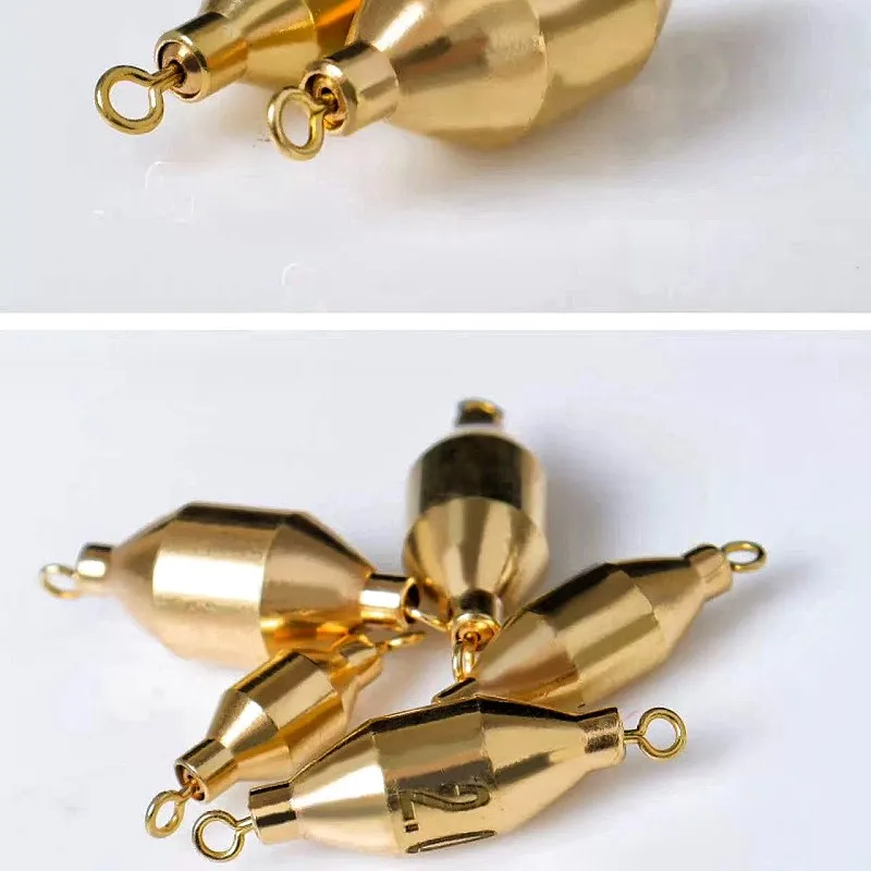 High Quality Fishing Sinkers Brass Bullet Sinker Weight Fast Sinking For Rig Bass Fishing Accessory Lead Sinkers
