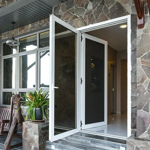 Swing Windows Door With Premium Security Solution Mesh & Aluminium Sash Customize