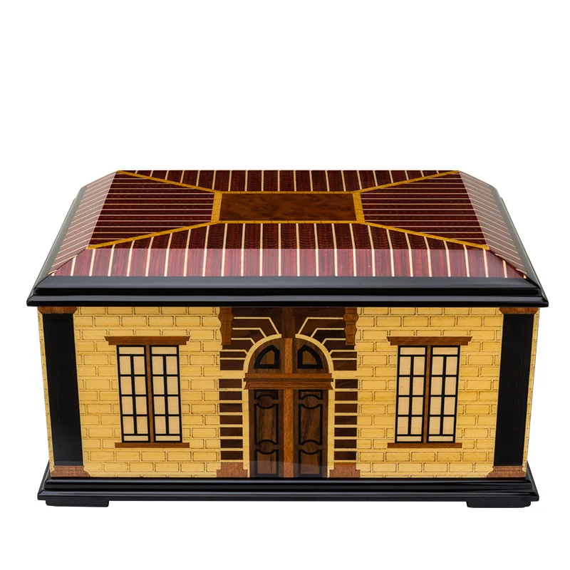 Custom cedar mdf luxury cuban cigar humidor wooden cigar box